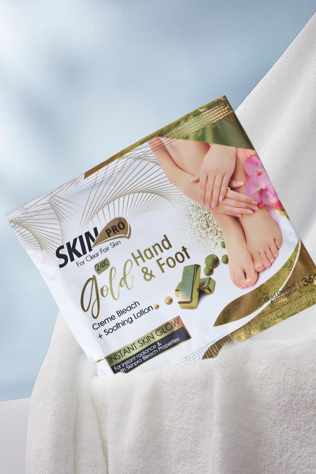 Skin Pro Gold Hand & Foot Creme Bleach + Soothig Lotion